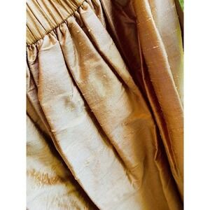 Private Collection of Gutierrez Cincinnati Vintage Gold Silk Skirt New Tags Sz 8